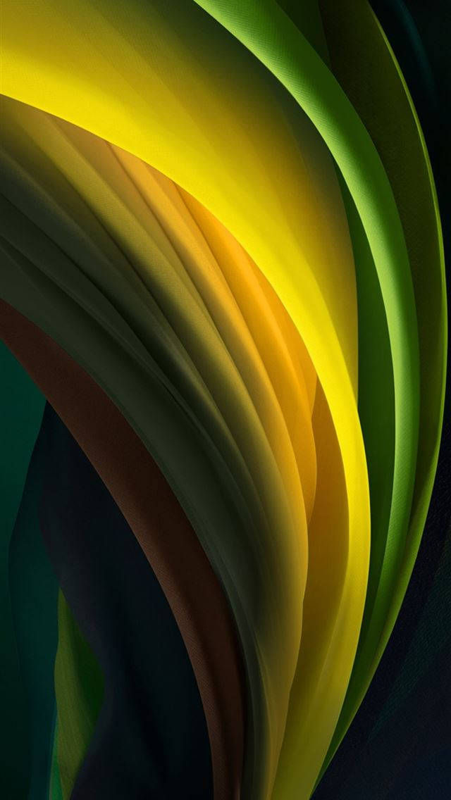 Caption: Black Aesthetic Iphone - Silk Green Light Background