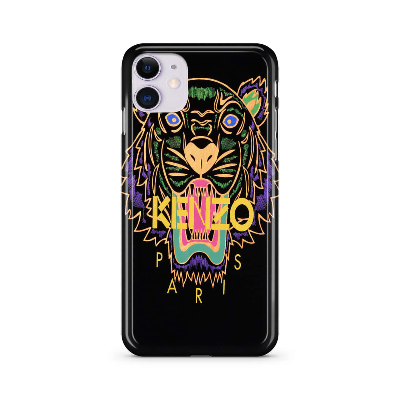 Caption: Bold Kenzo Phone Case With Iconic Tiger Design