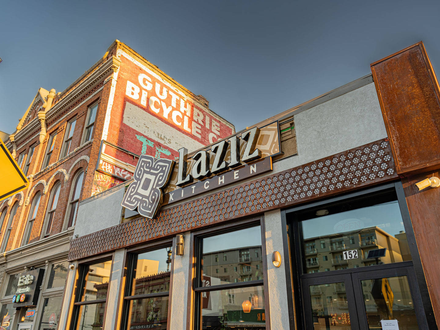 Caption: Breathtaking View Of Laziz Kitchen, A Modern Eatery In Salt Lake City Background
