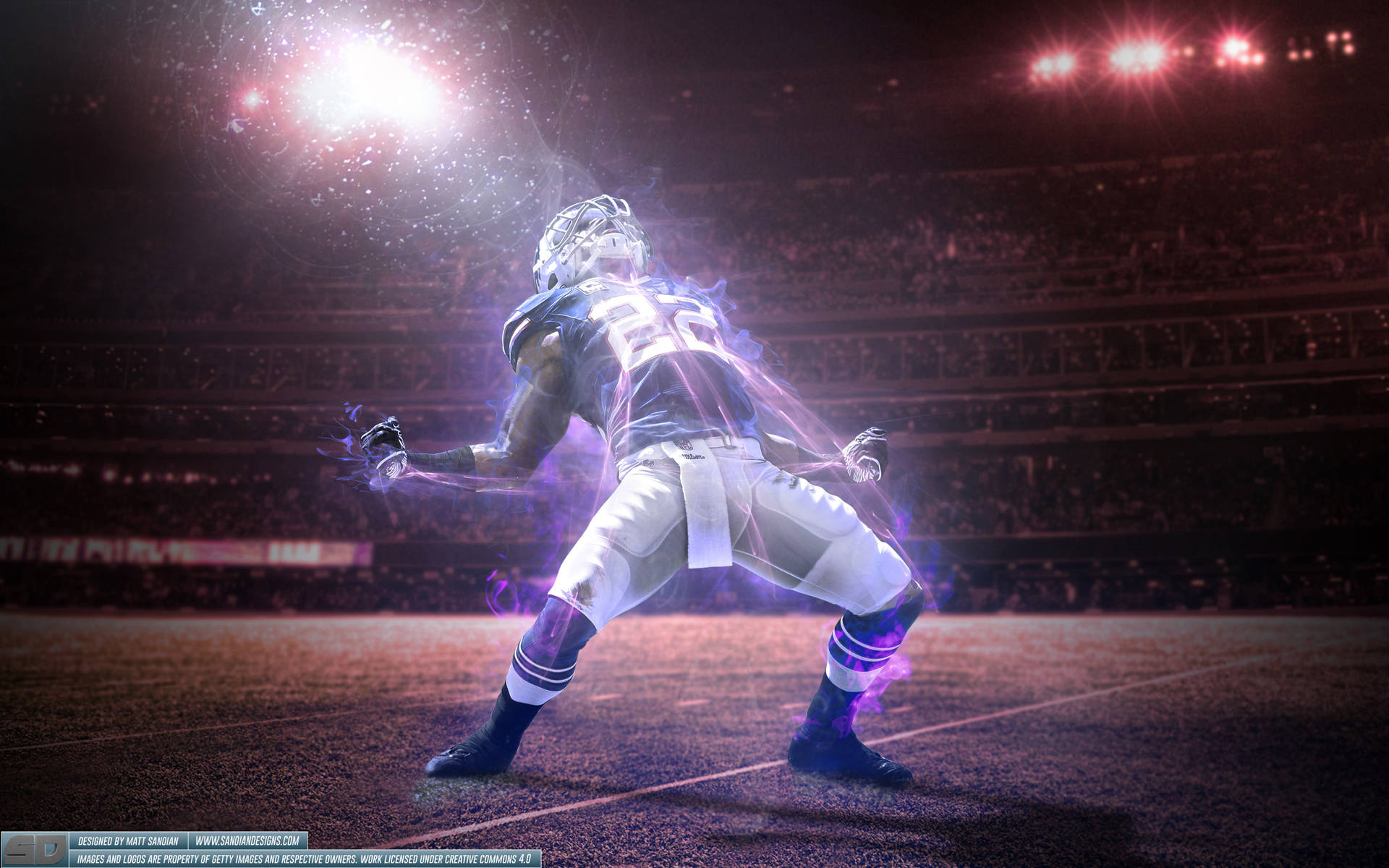 Caption: Buffalo Bills Charging To Victory Background