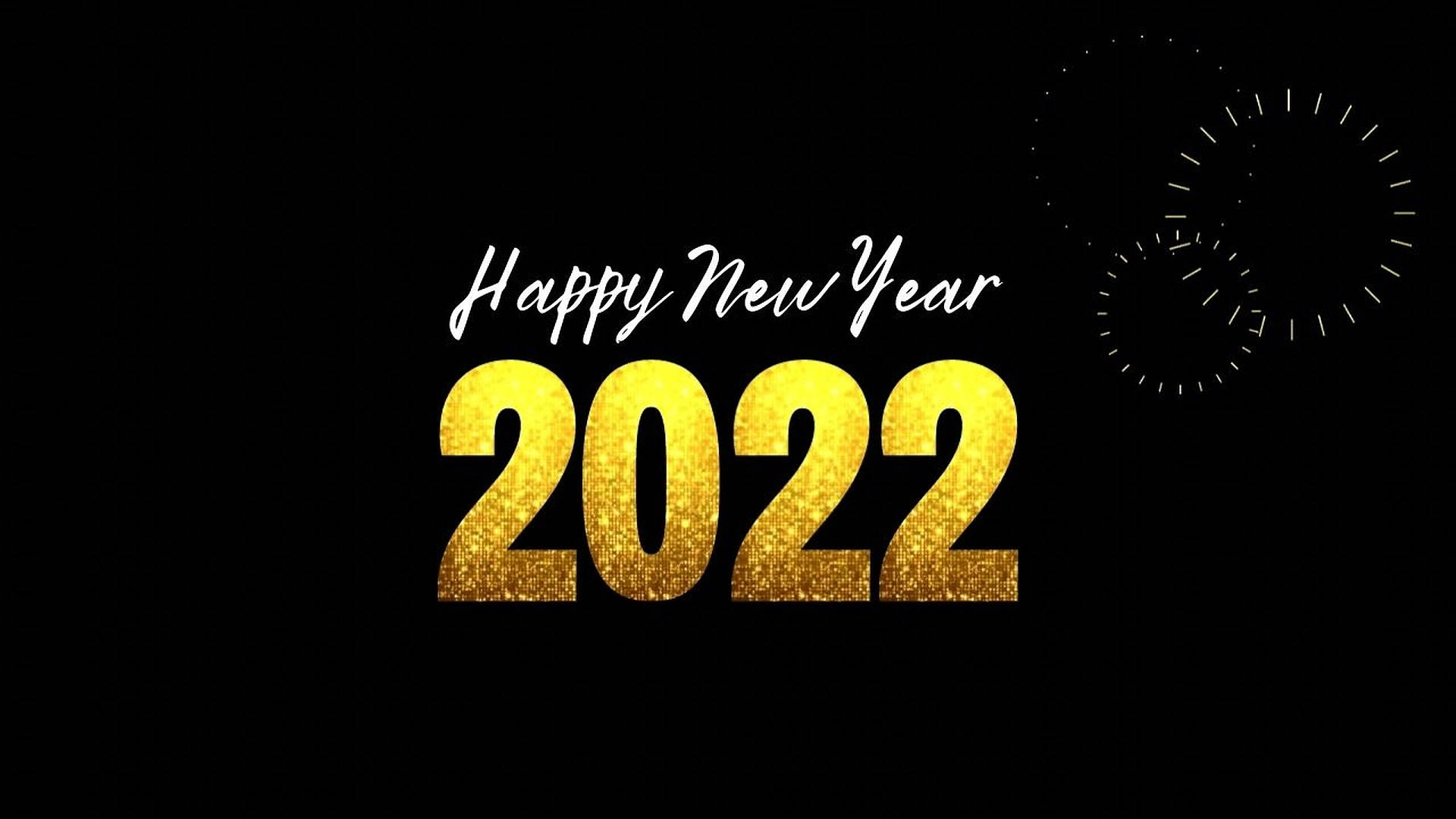 Caption: Celebrate Fresh Beginnings: Happy New Year 2022 Minimalist Poster Background