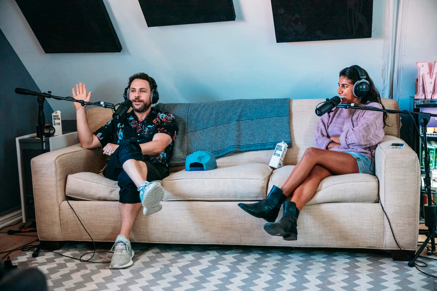 Caption: Charlie Day - A Versatile Comedian And Actor Background