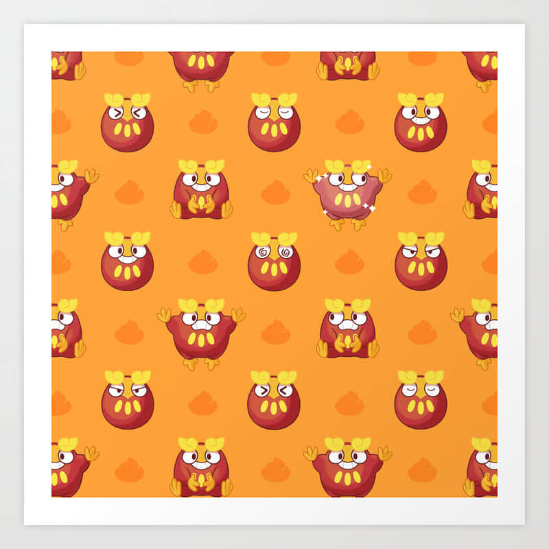 Caption: Charming Darumaka Pokemon Enjoying The Daylight.