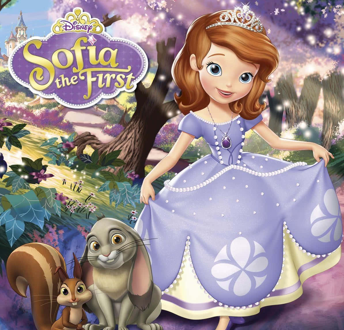 Caption: Charming Princess Sofia In Her Magical Royal World Background