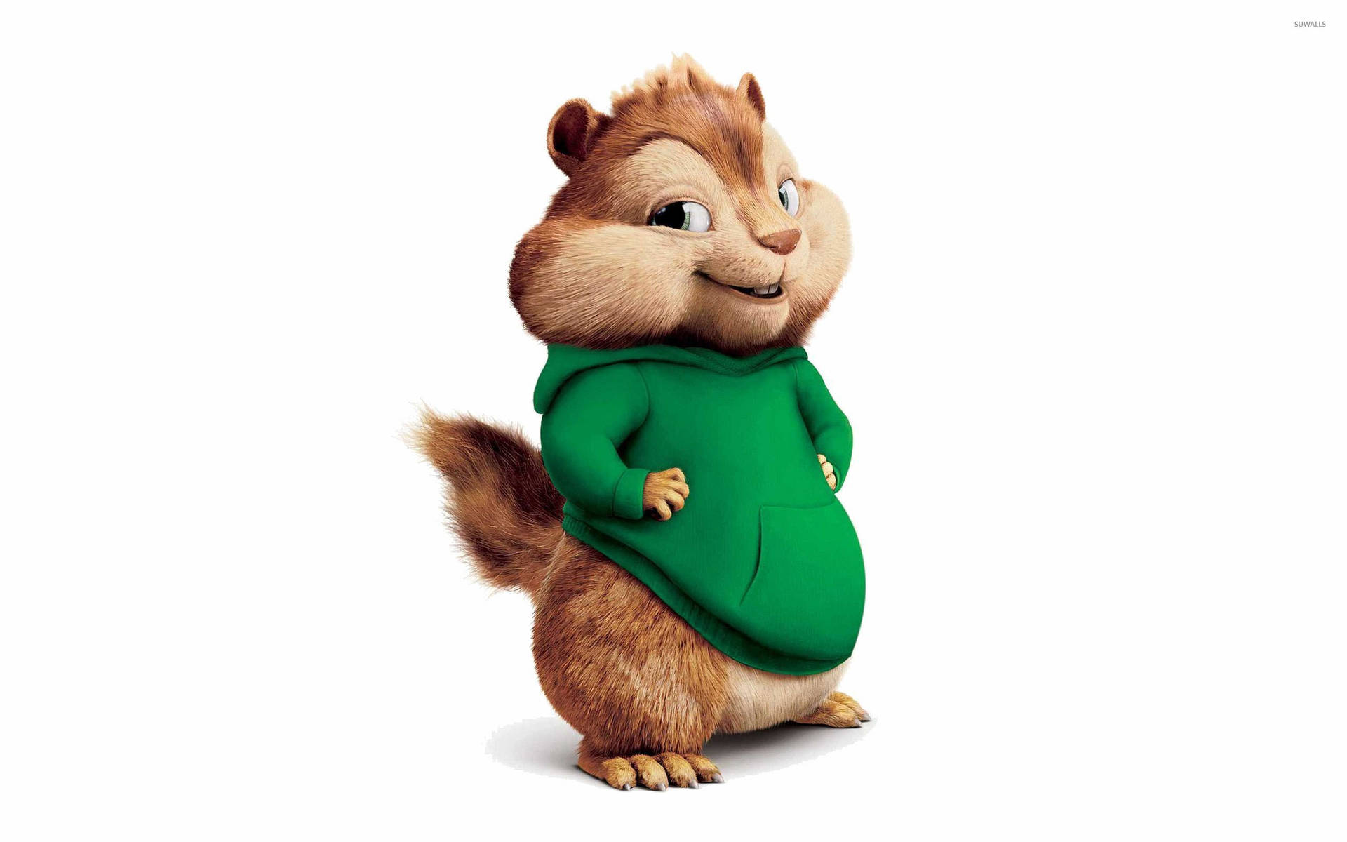 Caption: Cheerful Theodore From Alvin And The Chipmunks Background