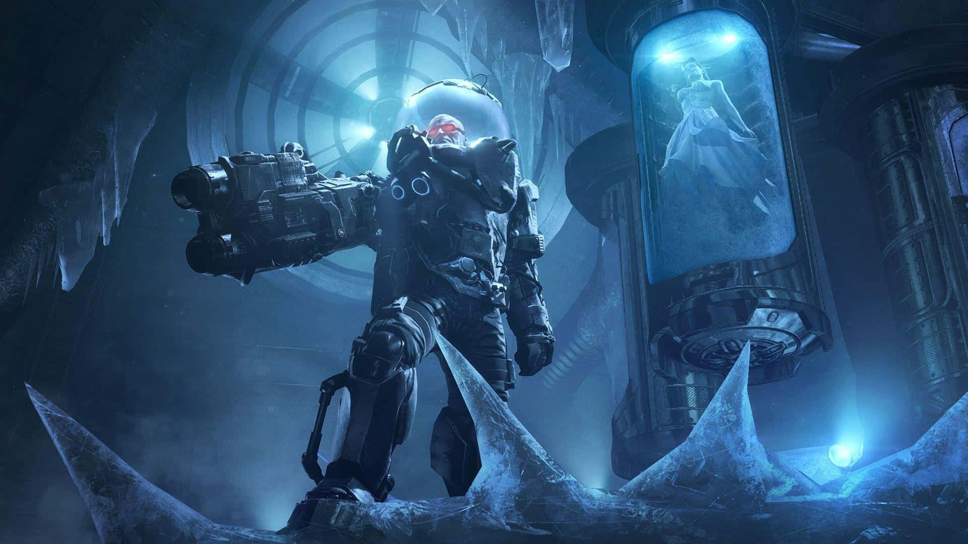 Caption: Chilling Out With Mr. Freeze Background