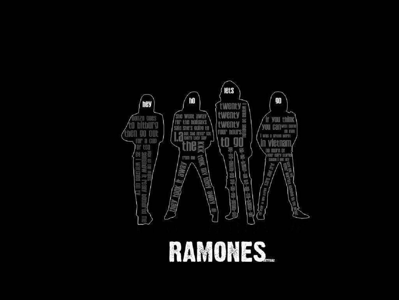 Caption: Classic Ramones Vector Art Design Background