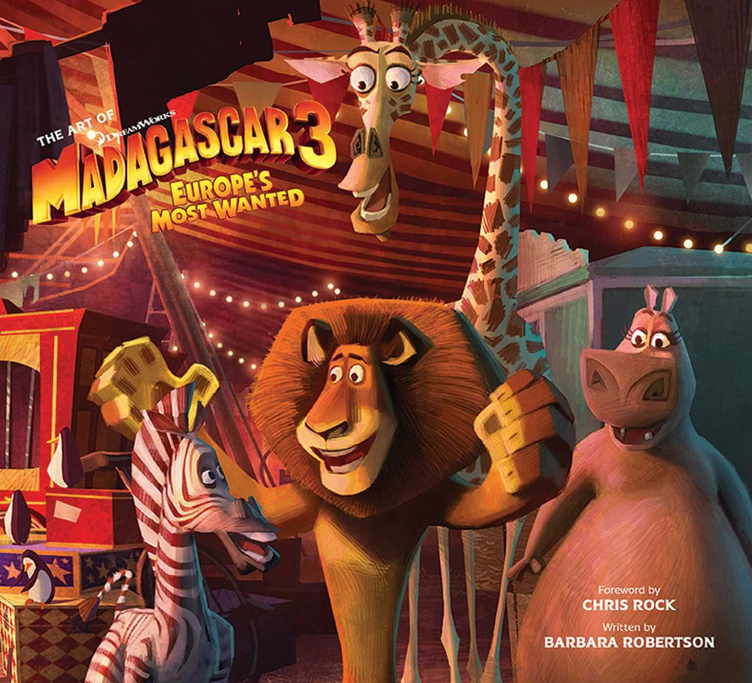 Caption: Colorful Circus Extravaganza - Madagascar 3 Background