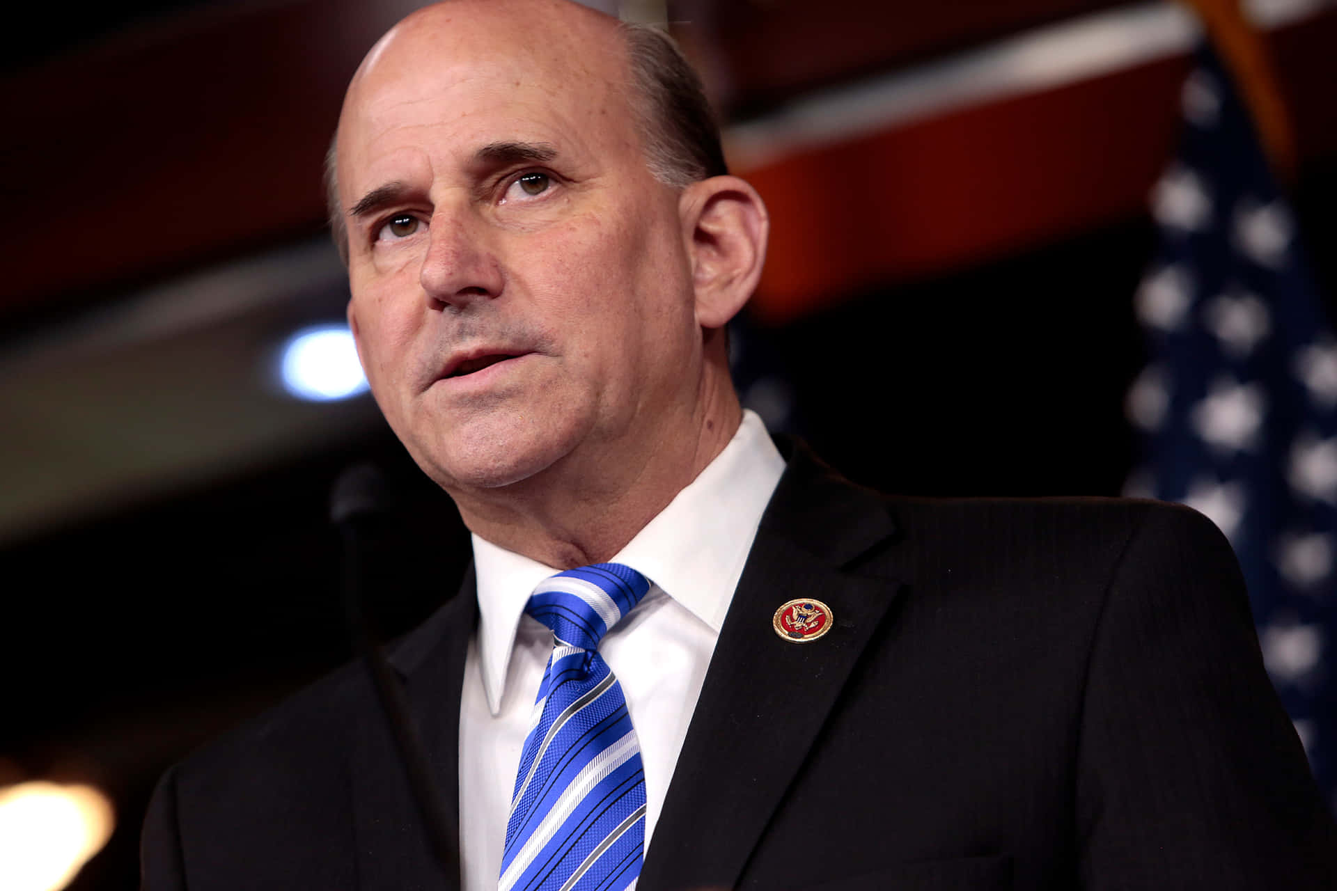 Caption: Congressman Louie Gohmert In A Low-angle Shot