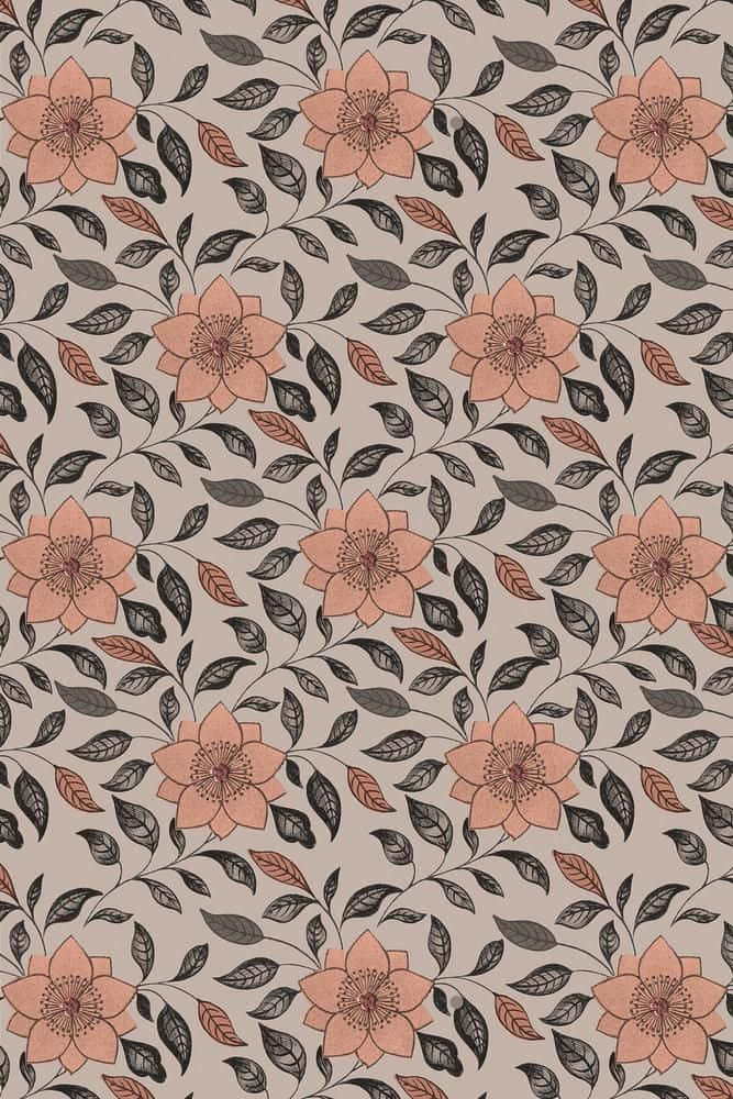 Caption: Conventional Floral Design Artistry Background