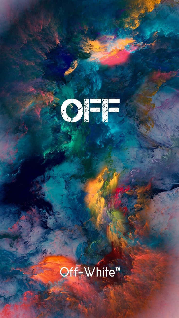Caption: Distinctive Off-white Iphone Wallpaper