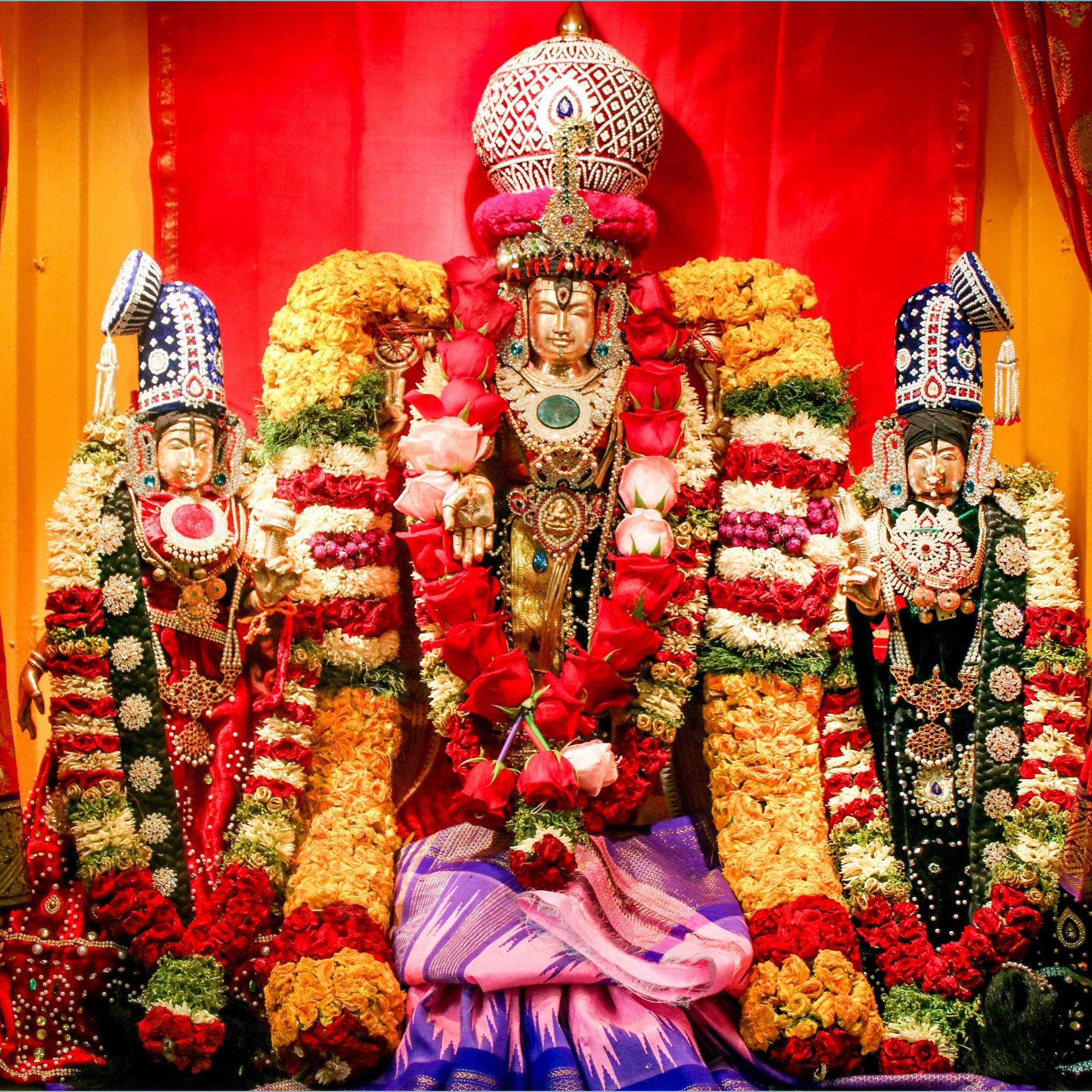 Caption: Divine Blessing Of Lord Venkateswara