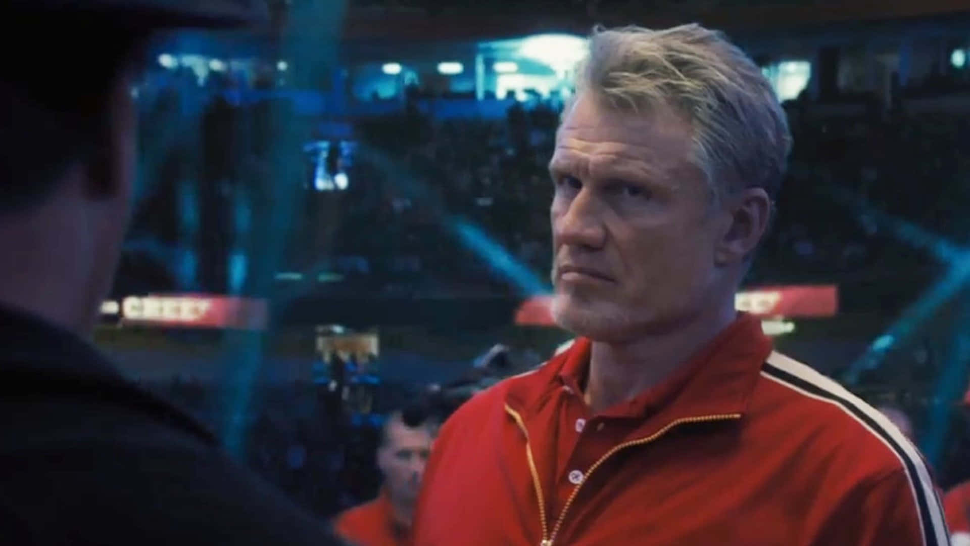 Caption: Dolph Lundgren: Hollywood's Iconic Action Star Background