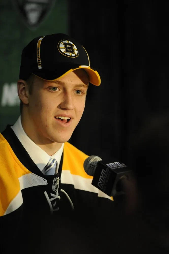 Caption: Dougie Hamilton At The 2011 Nhl Entry Draft. Background