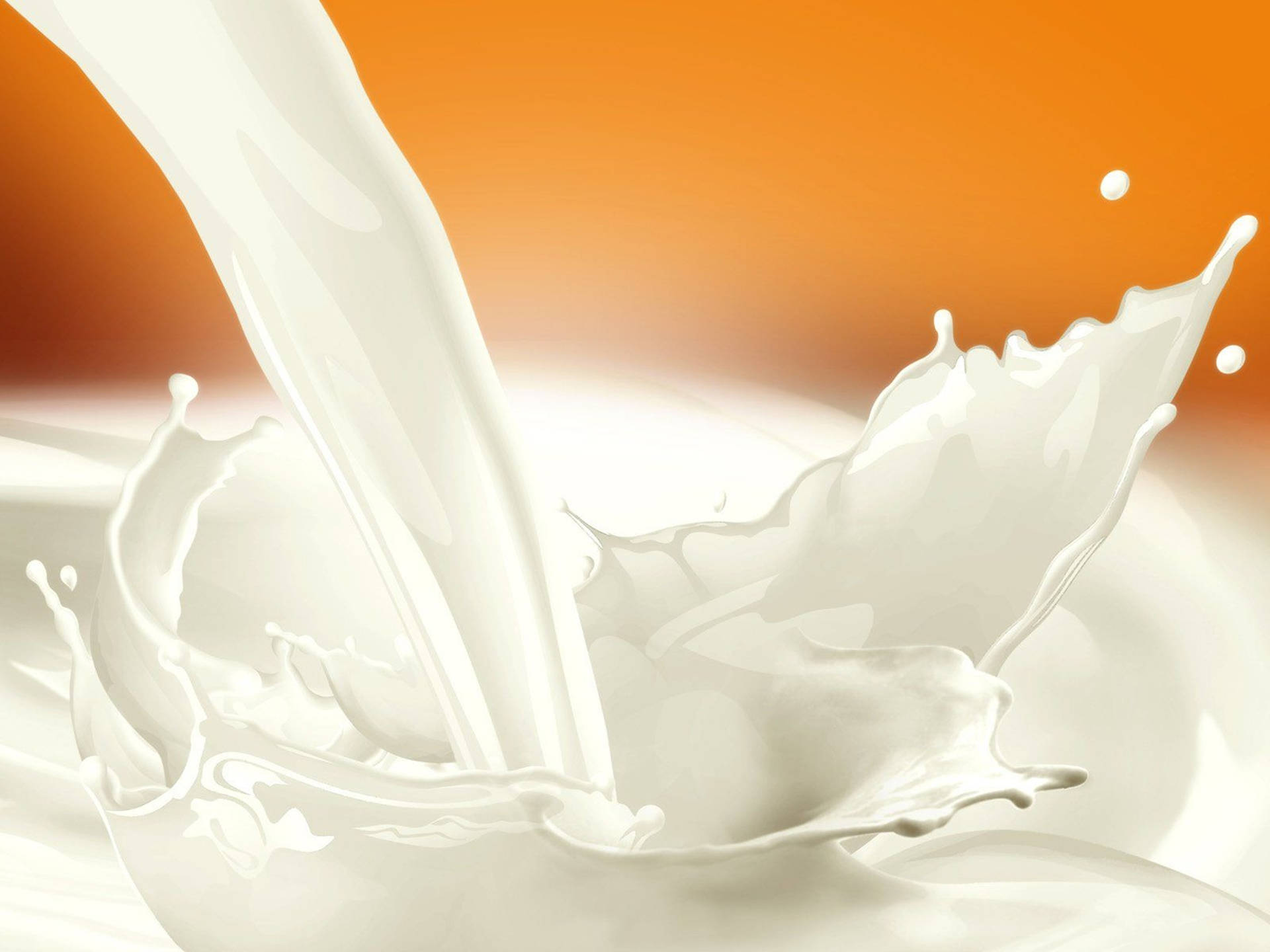 Caption: Dynamic Milk Splash Artistic Illustration