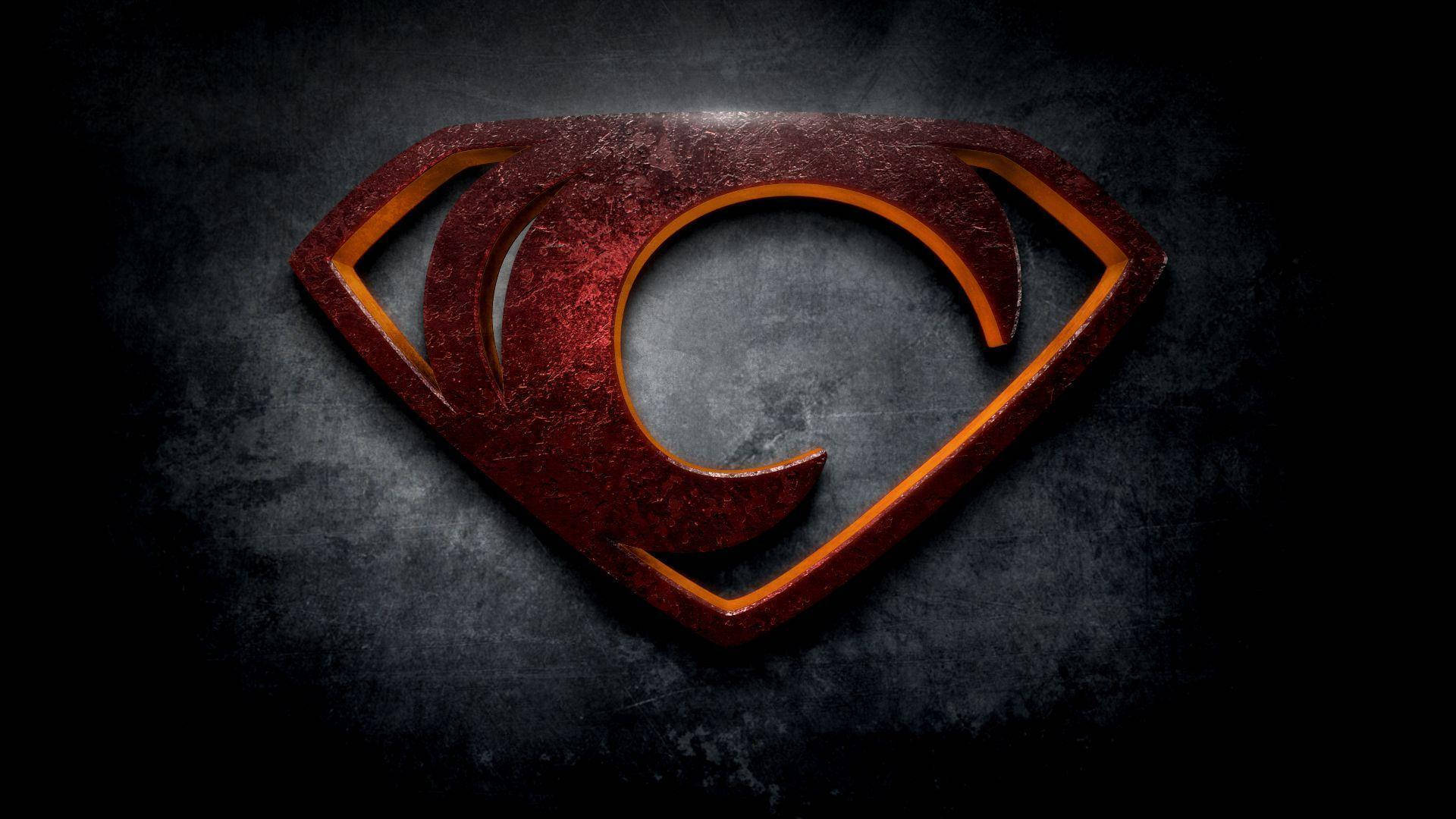 Caption: Dynamic Superman-inspired Design Of Letter C Background