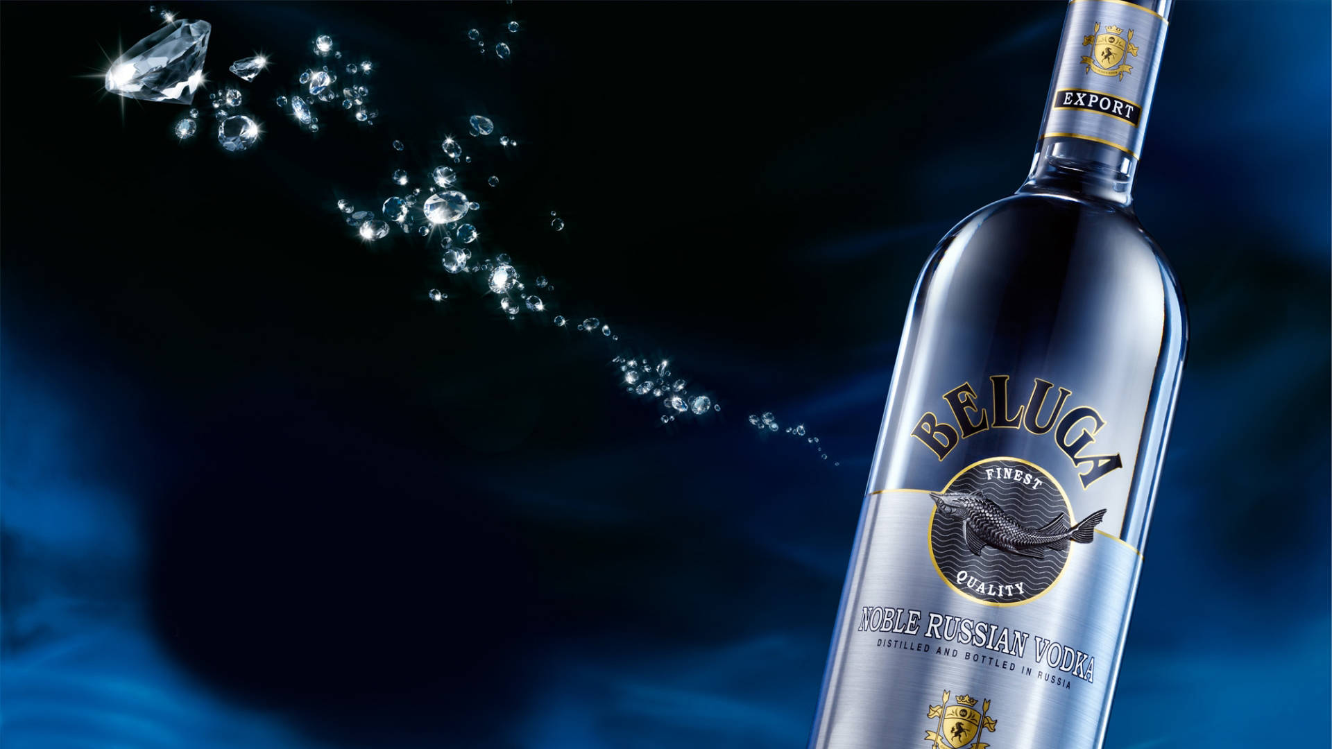 Caption: Elegance In Every Drop - Beluga Vodka