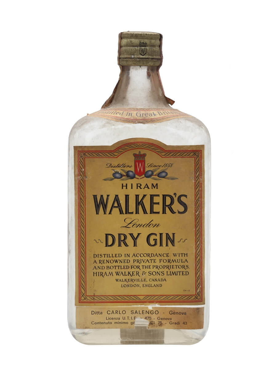 Caption: Elegance Personified – Hiram Walker London Dry Gin Background