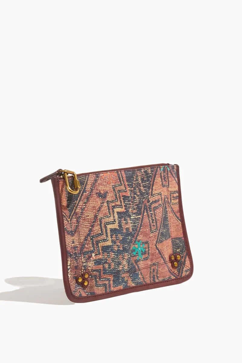 Caption: Elegant Jérôme Dreyfuss Dim Popoche Clutch Bag Background