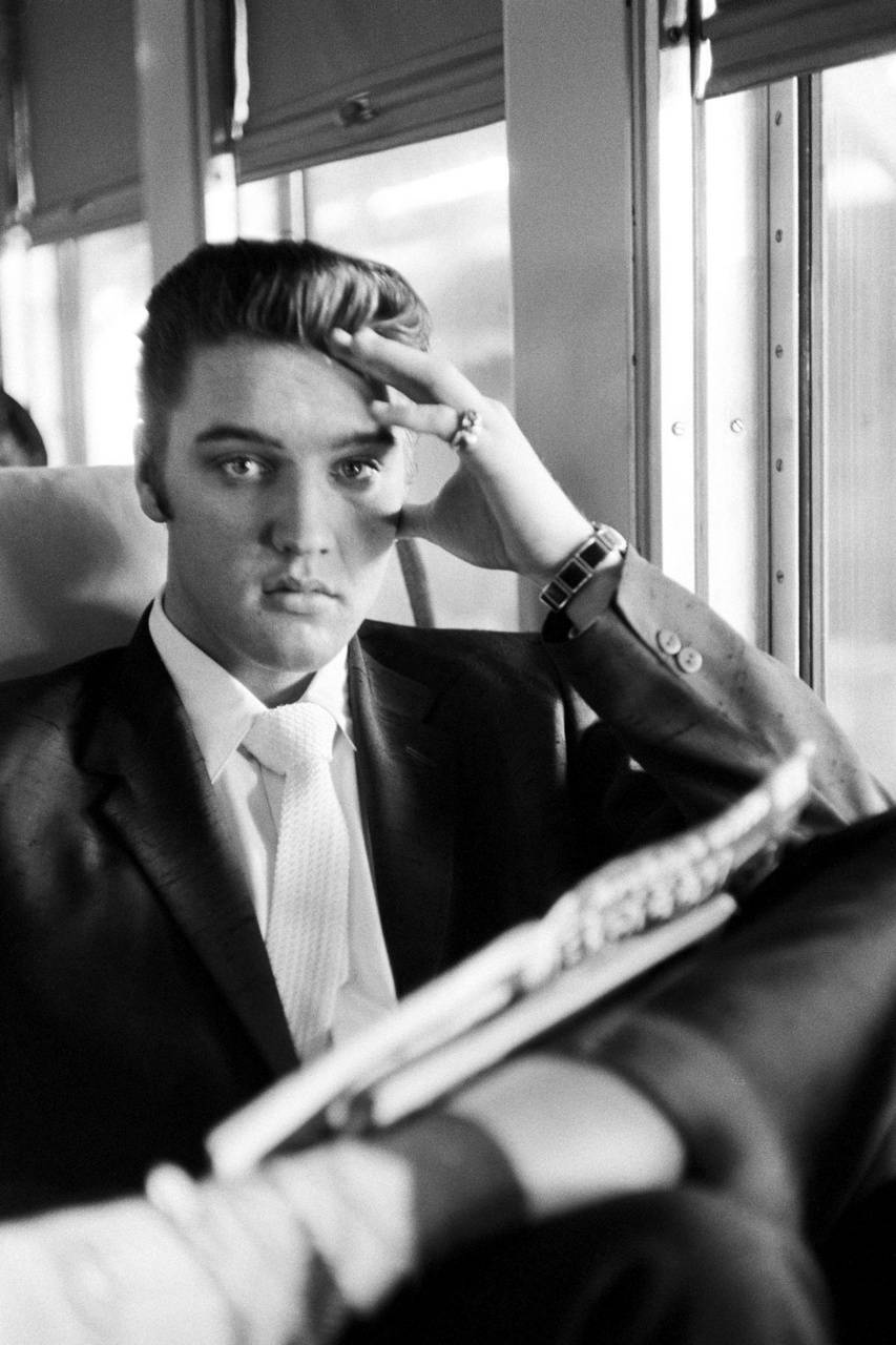 Caption: Elvis Presley Dressed In An Iconic Suit