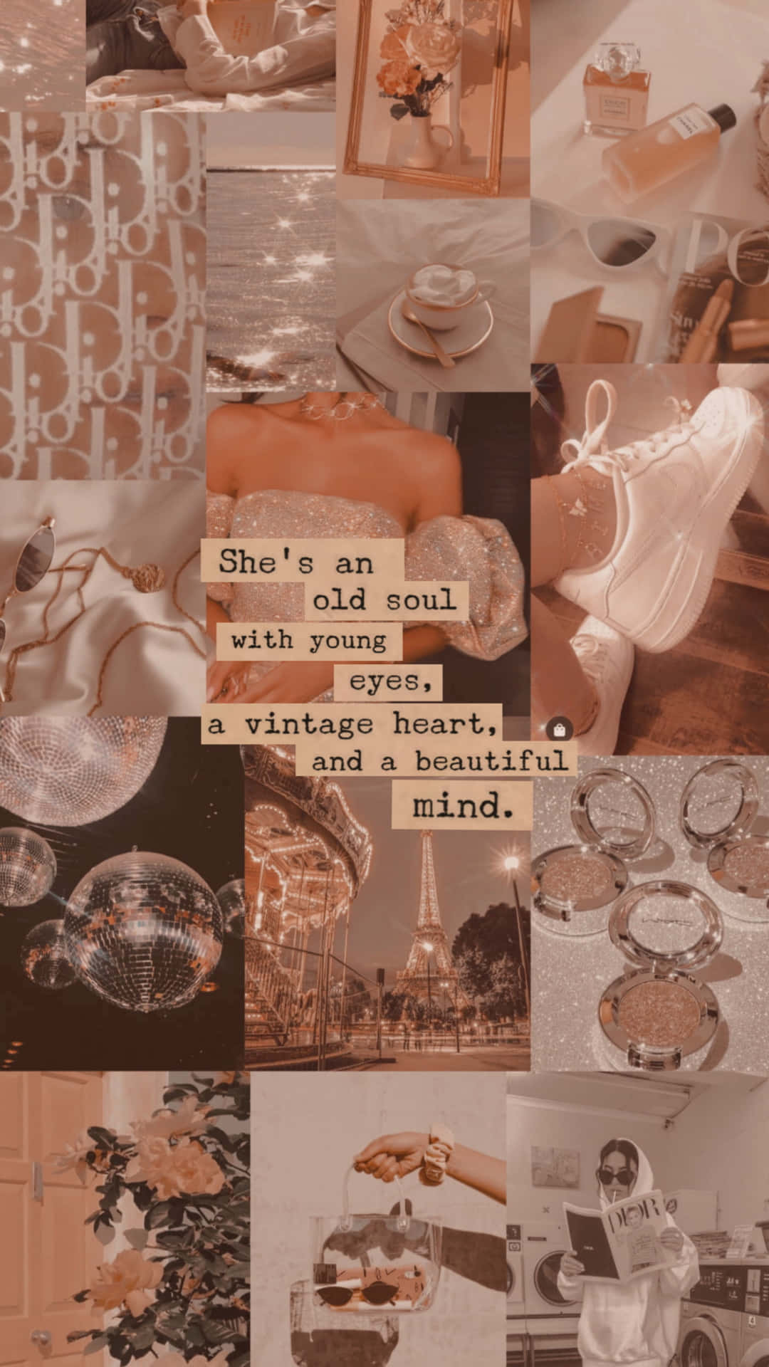 Caption: Embrace The 90's Vibes With Vintage Retro Aesthetics Background