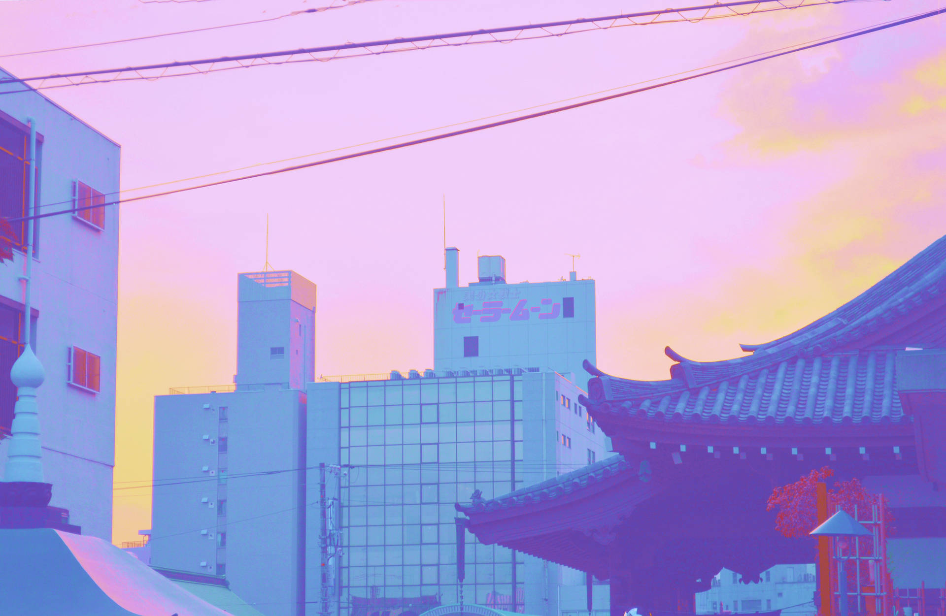 Caption: Embracing Tranquility In Pastel Japanese Aesthetic Background