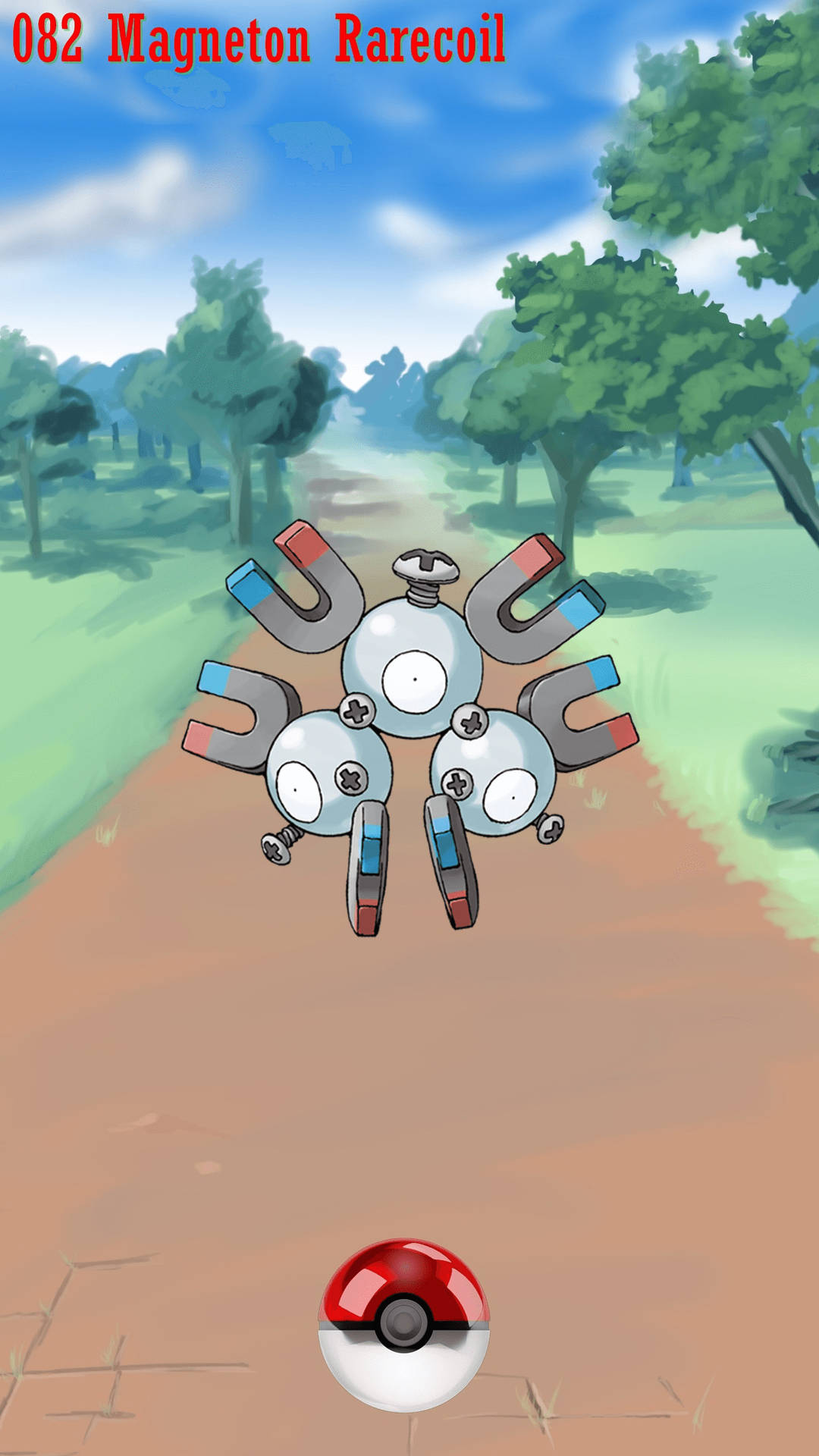 Caption: Encounter With Magneton - A Pulsating Electric Force Background