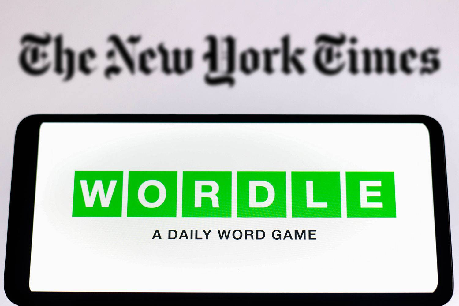 Caption: Engaging Wordle Game By The New York Times