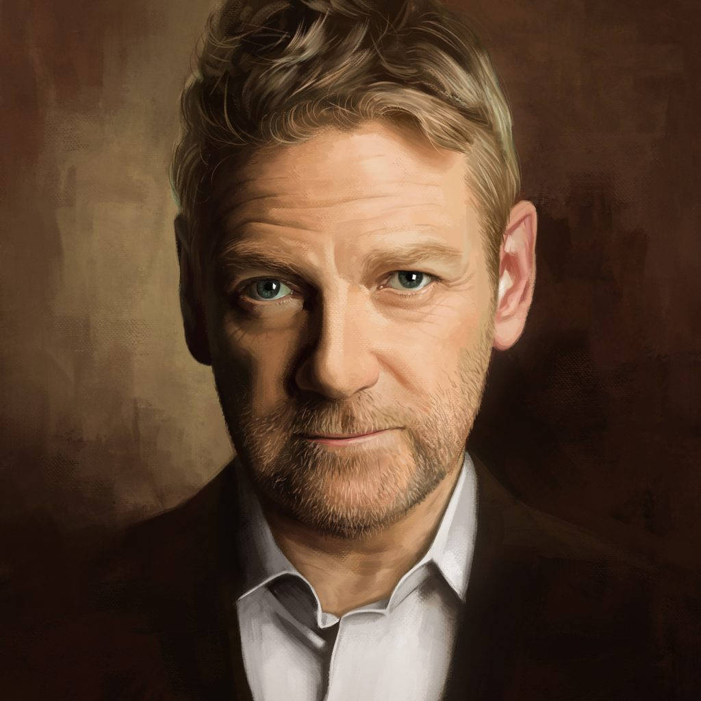 Caption: Esteemed Actor Kenneth Branagh In A Fierce Pose