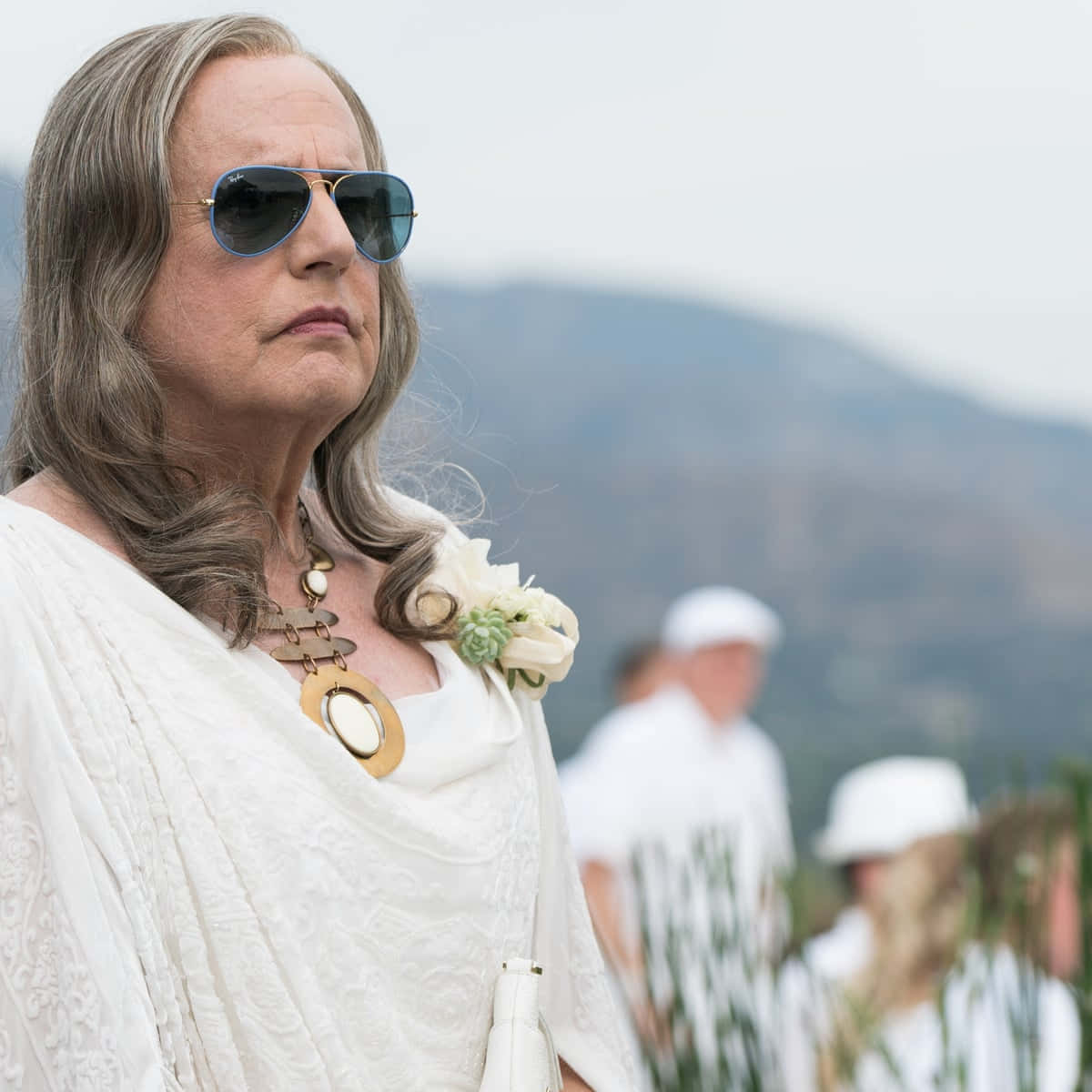 Caption: Expressive Portrait Of Jeffrey Tambor Background