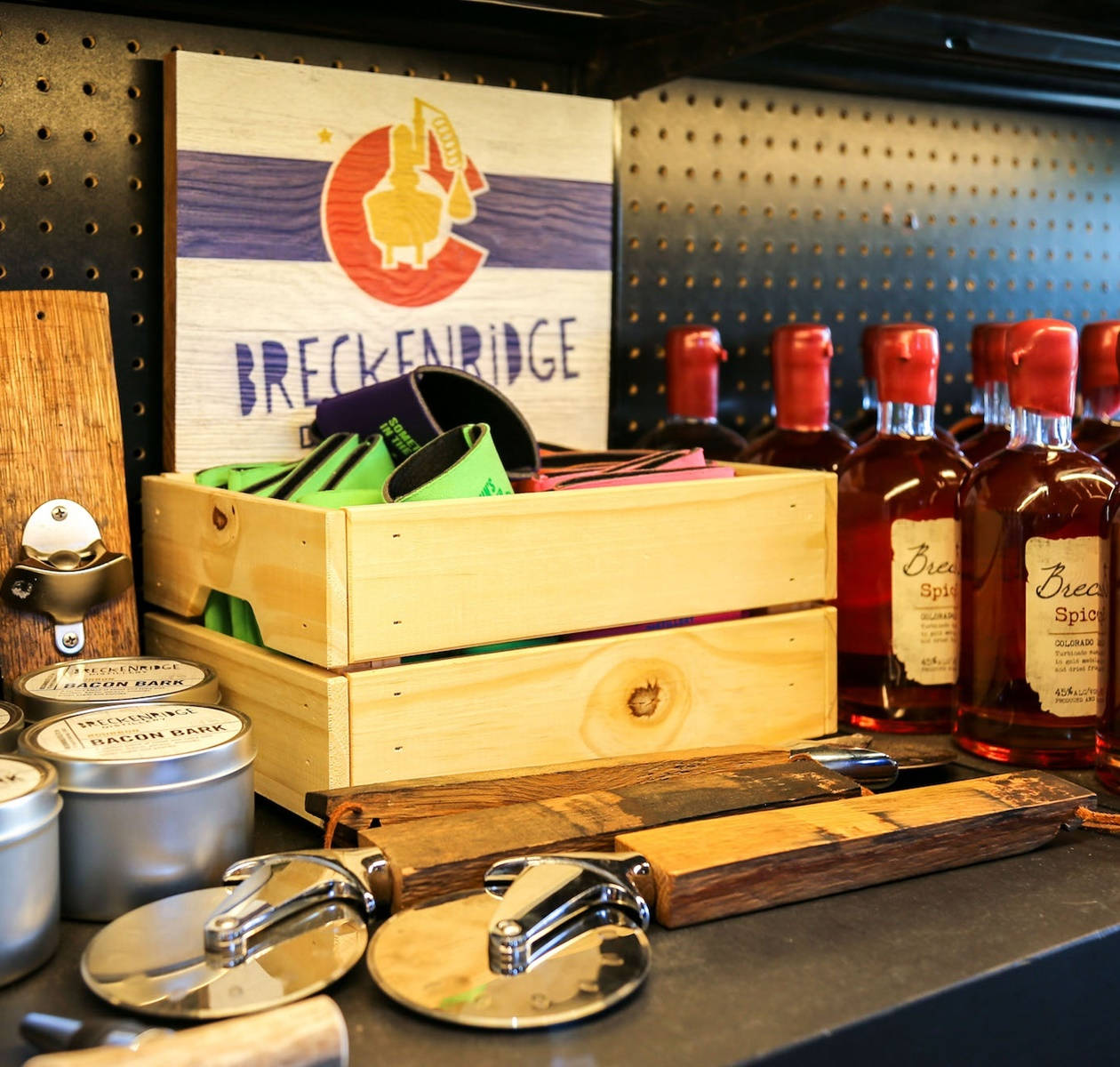 Caption: Exquisite Collection At Breckenridge Distillery Background