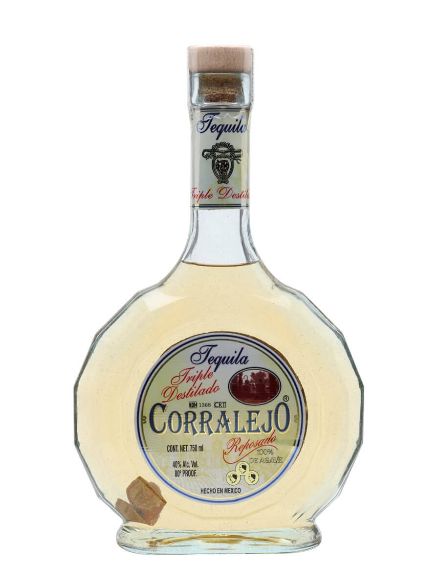 Caption: Exquisite Corralejo Reposado Tequila From Mexico Background