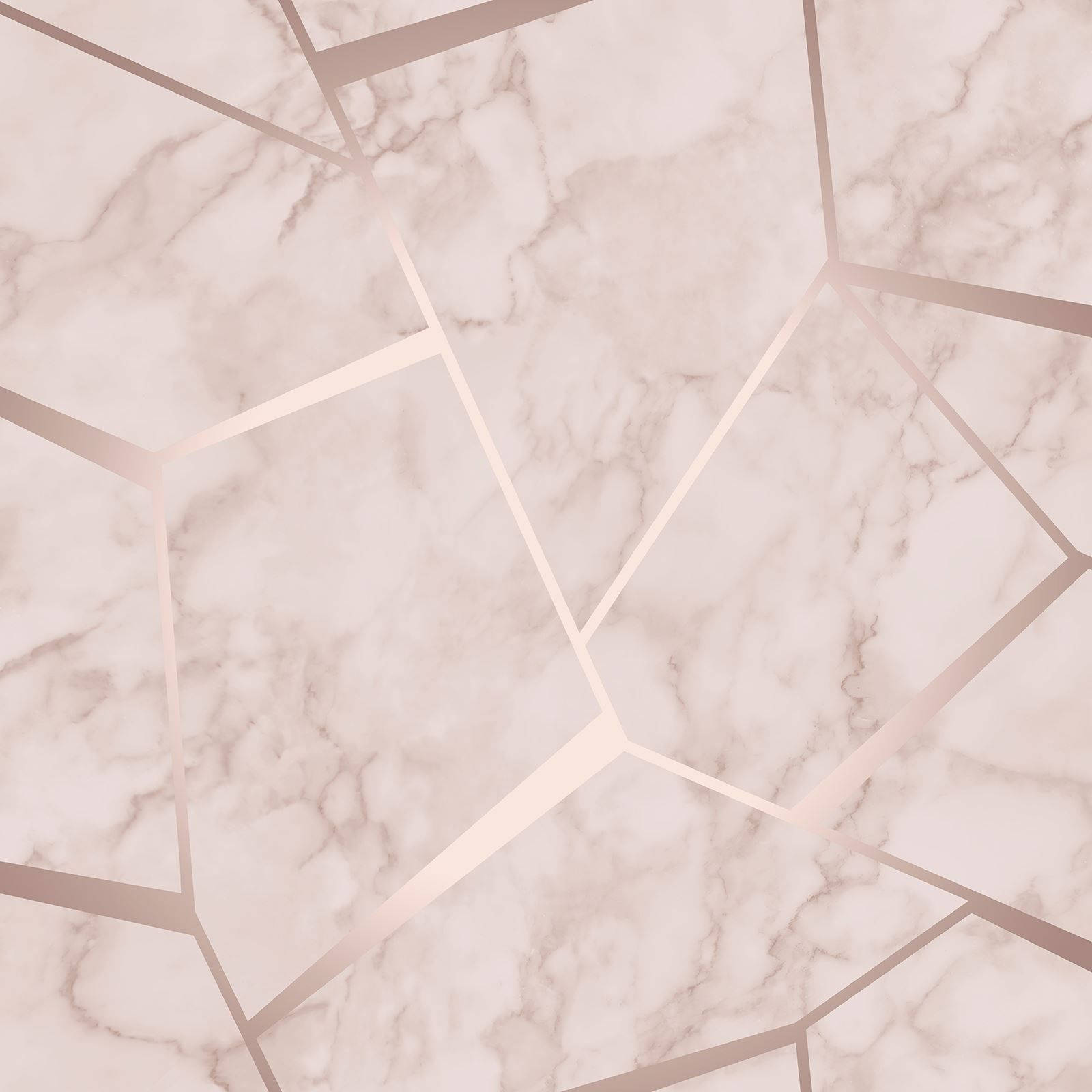 Caption: Exquisite Pink Marble With Geometric Lines Background