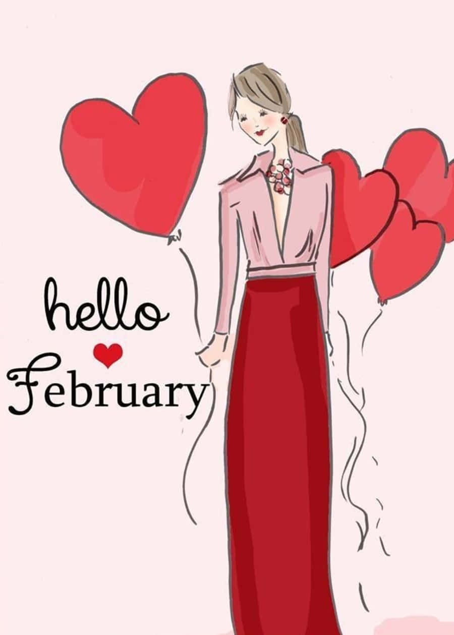 Caption: February Magic On Iphone Background