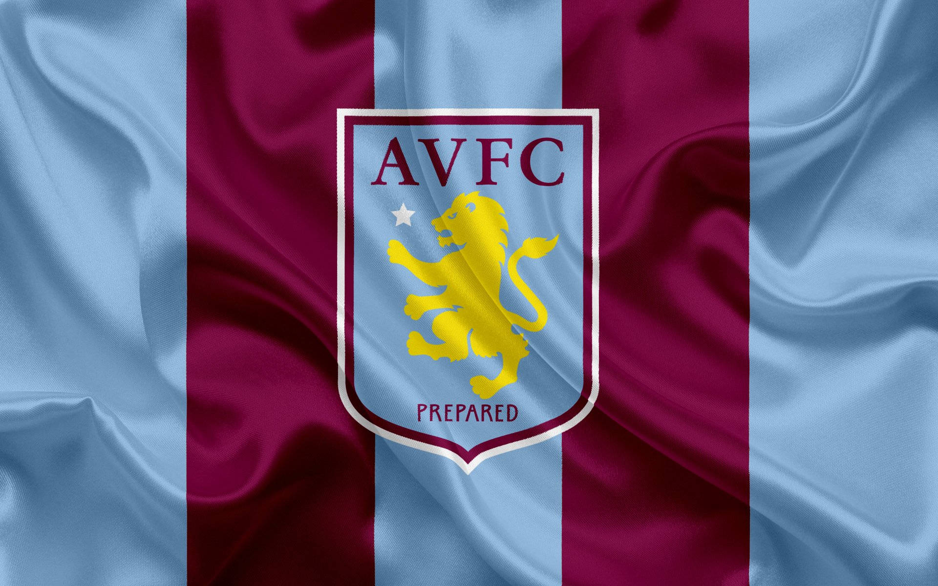 Caption: Flag Of Pride - Aston Villa Background