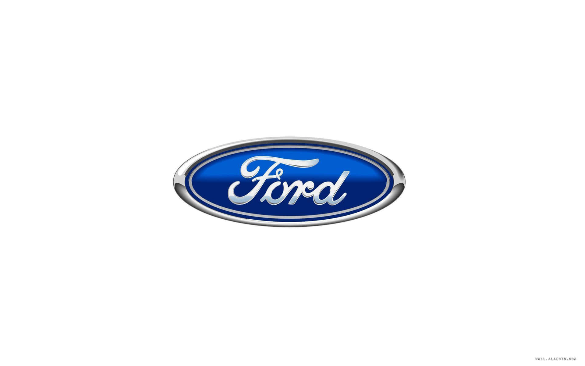 Caption: Ford Logo In High Definition Background