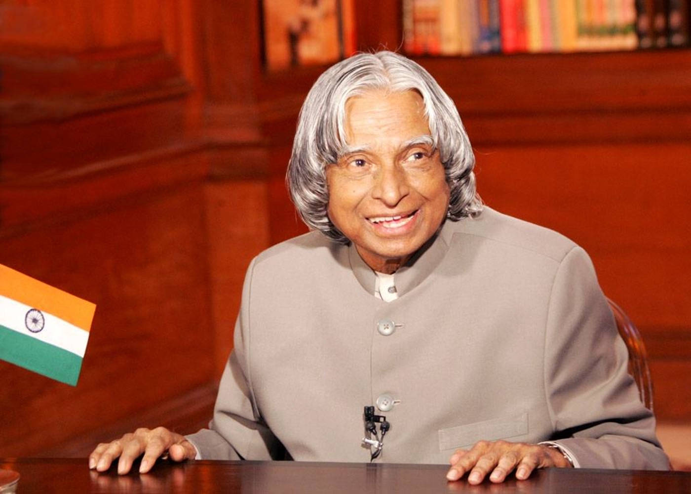 Caption: Former President And Renowned Scientist Dr. A.p.j. Abdul Kalam In Hd