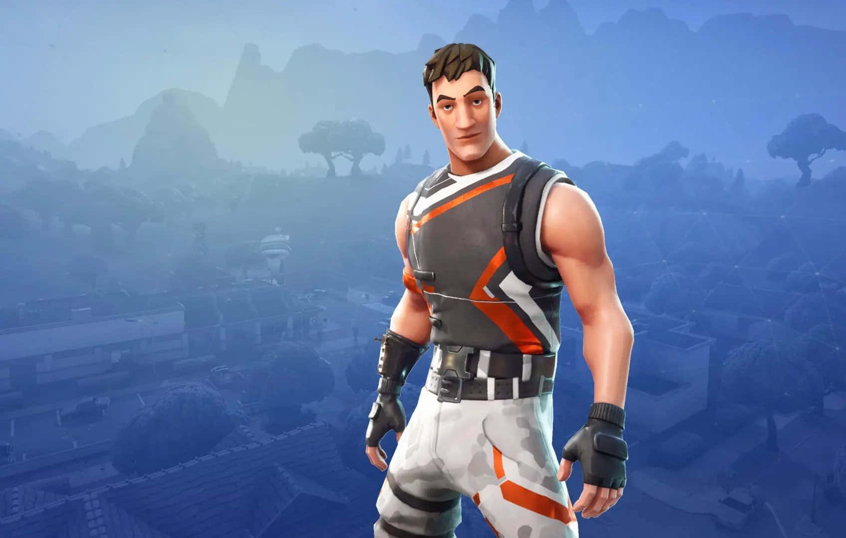 Caption: Fortnite Battle Royale Skins Showcase Background
