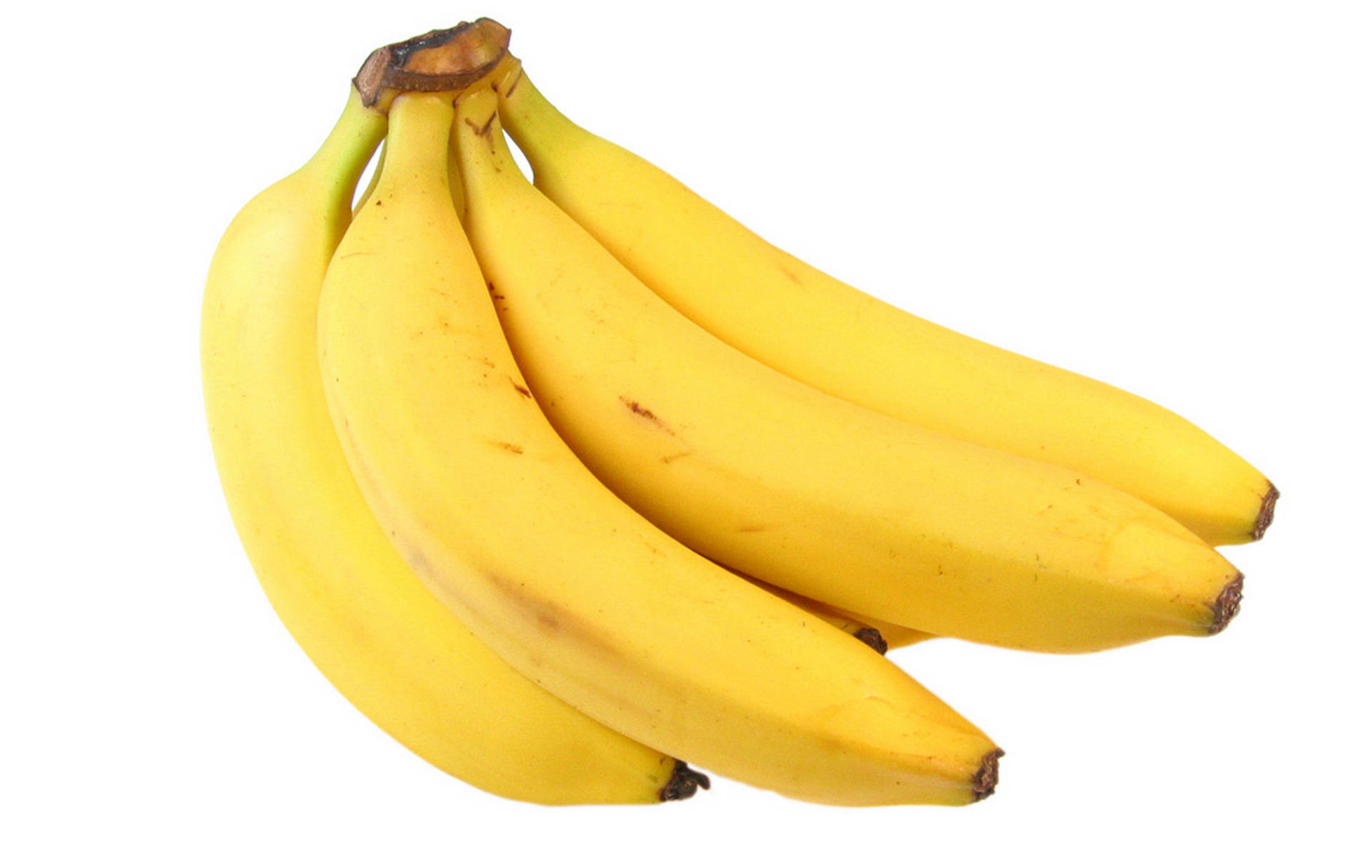 Caption: Fresh Plantain Cluster On White Background Background