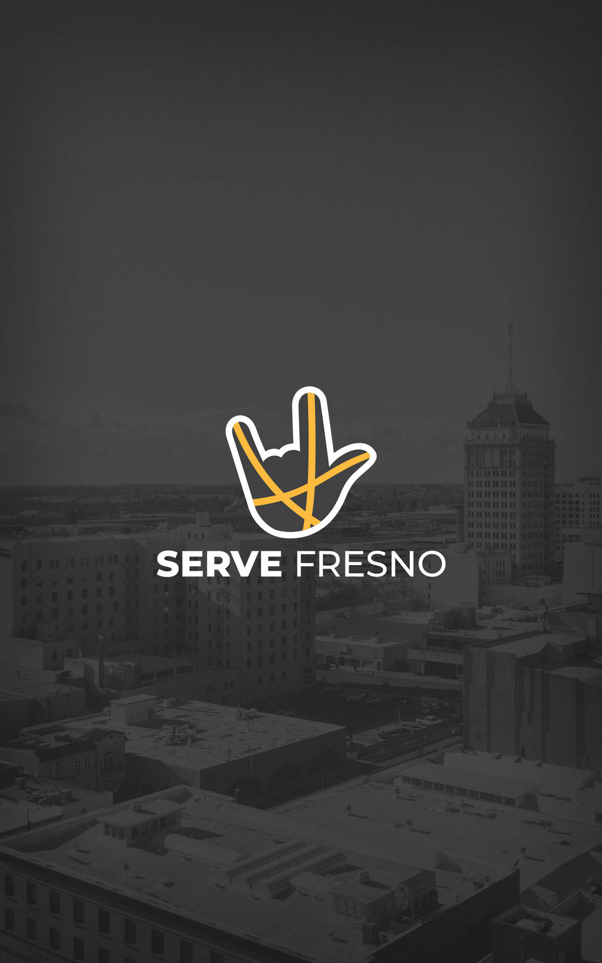 Caption: Fresno City Symbolic Landscape Background