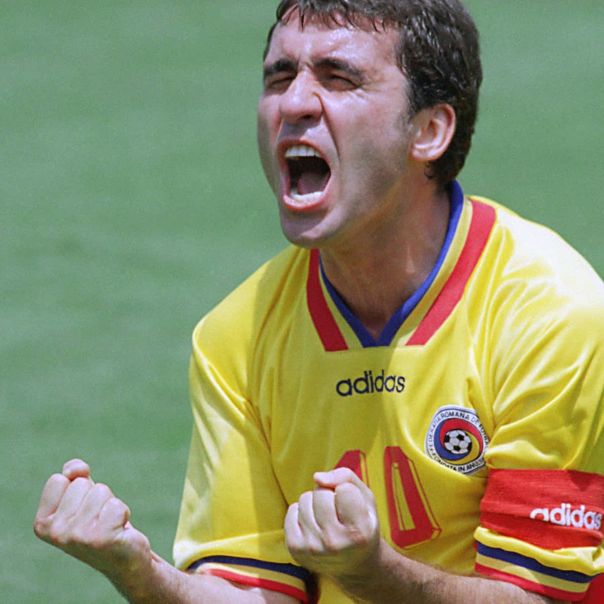 Caption: Gheorghe Hagi In Action During The 1994 World Cup