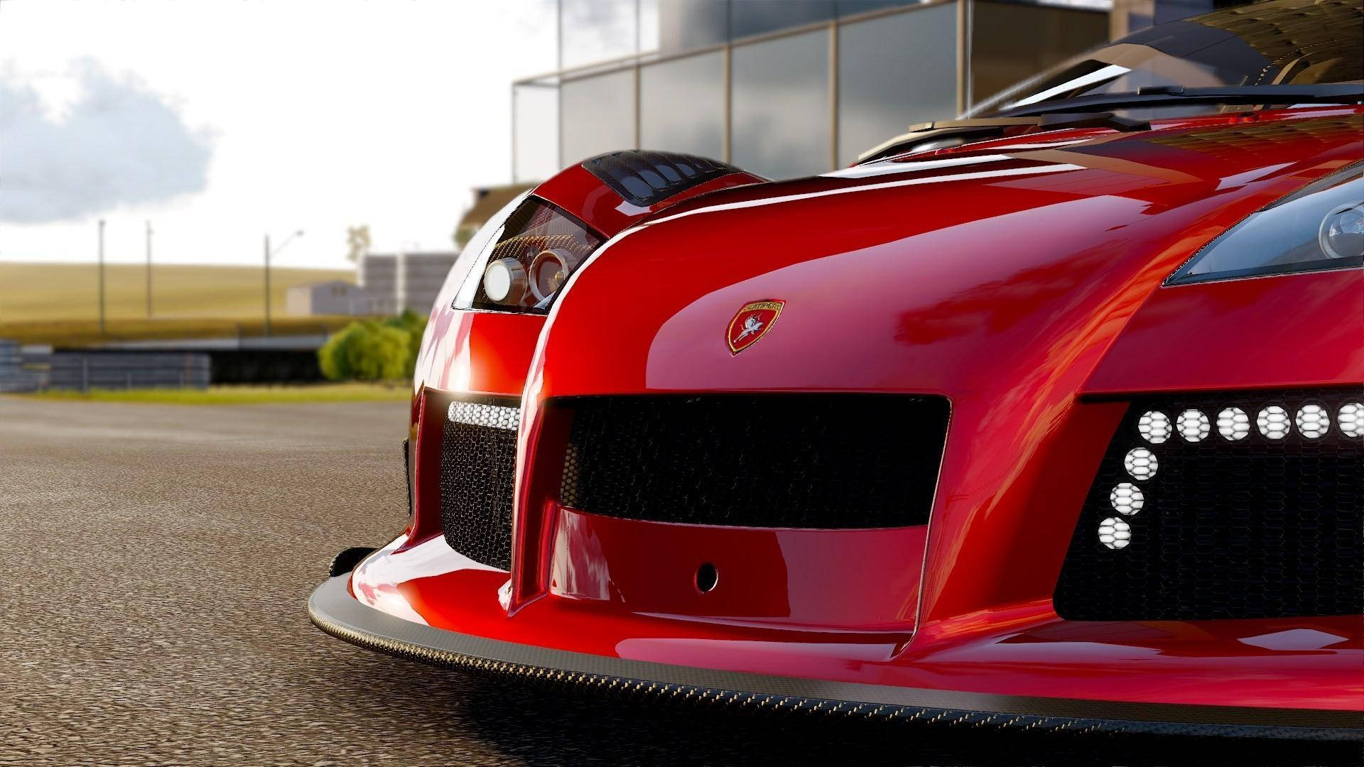 Caption: Gumpert Apollo In Action On Project Cars Background
