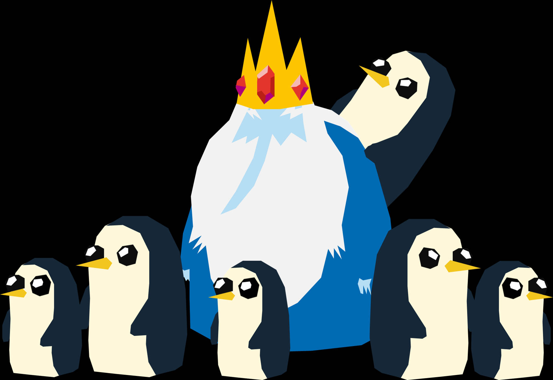 Caption: Gunter - The Adorable Trouble-maker From Adventure Time Background