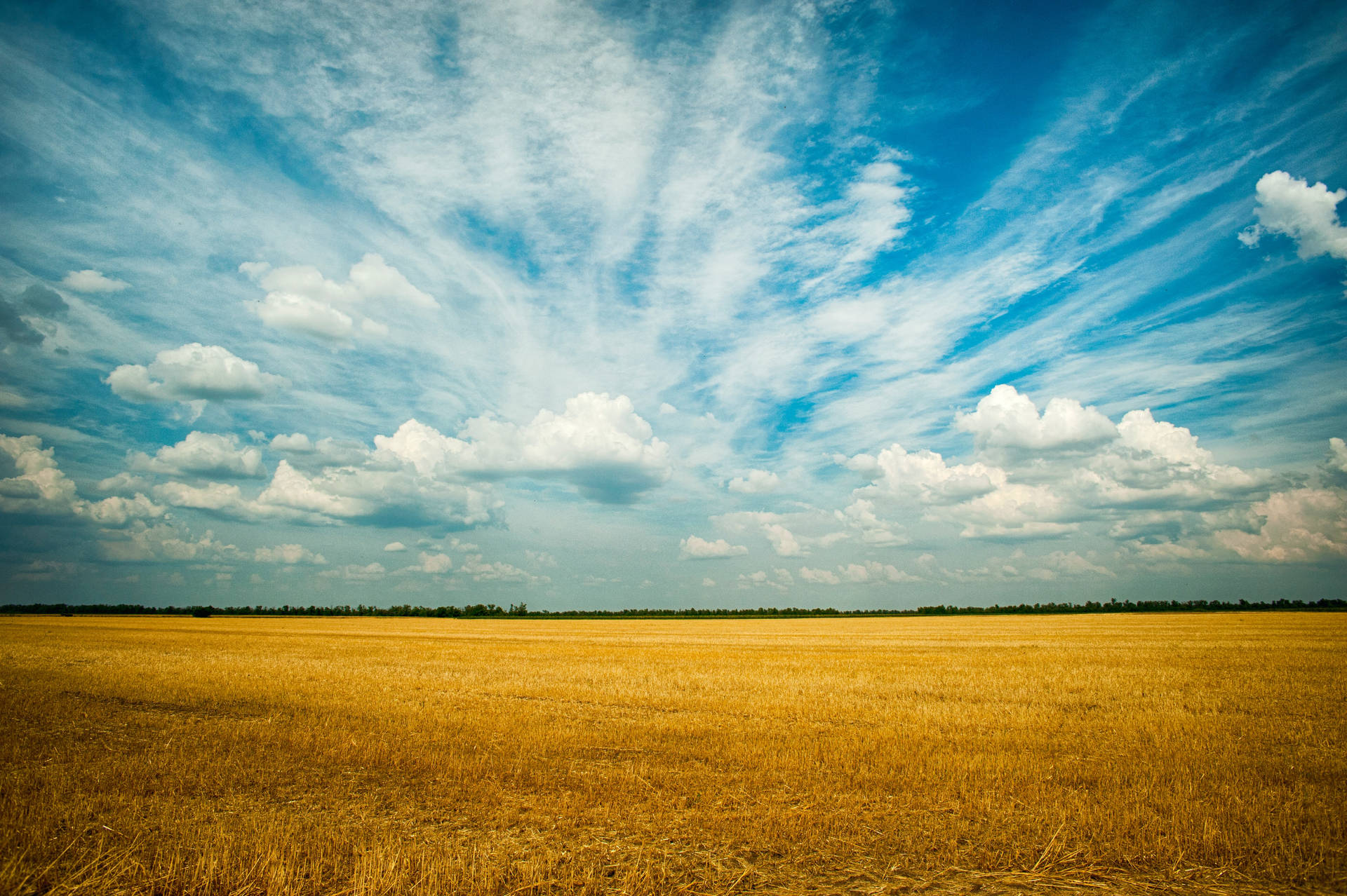 Caption: Heavenly Clouds In Vintage Aesthetic Background