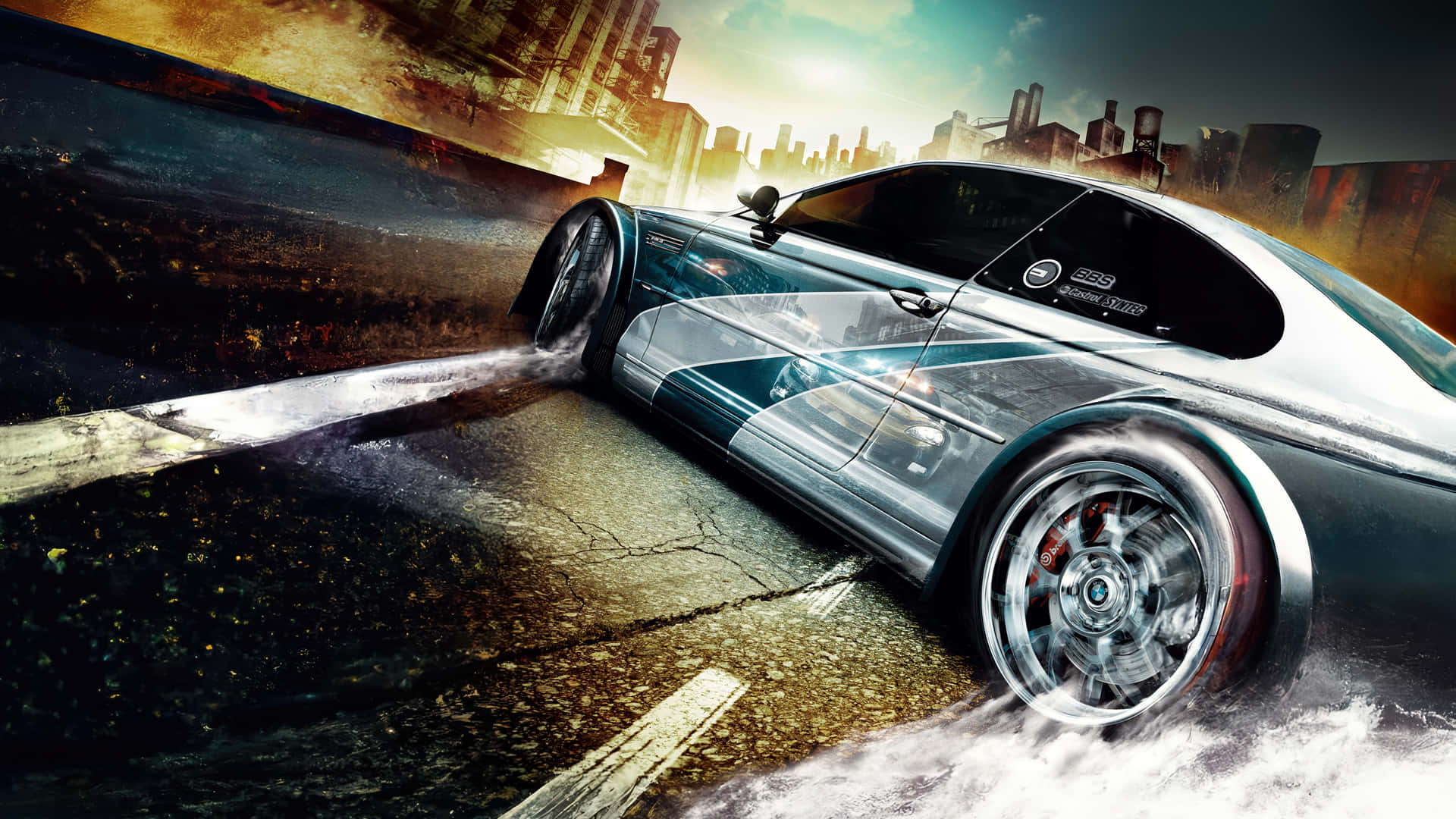 Caption: High-intensity Car Race In Need For Speed: Most Wanted