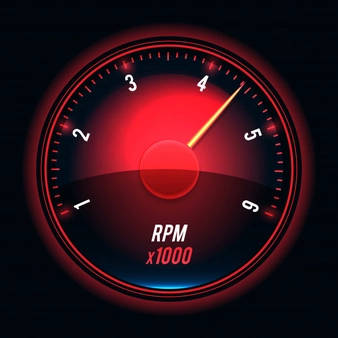 Caption: High-speed Internet Performance Illustrated Through Red Speedometer Background