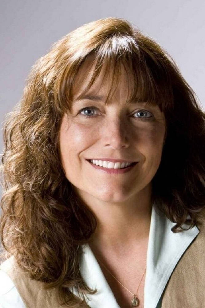 Caption: Iconic American Actress Karen Allen In Indiana Jones Headshot Portrait. Background