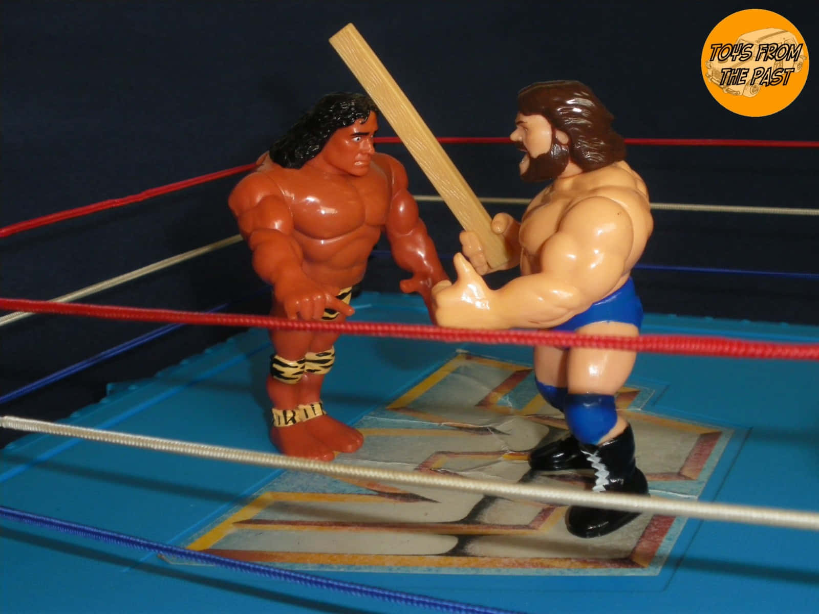 Caption: Iconic Jimmy Snuka Action Figure In-game Snapshot Background