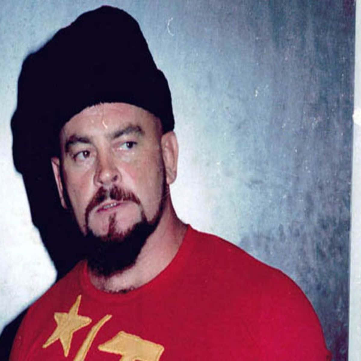 Caption: Iconic Portrait Of Canadian Professional Wrestler Ivan Koloff Background