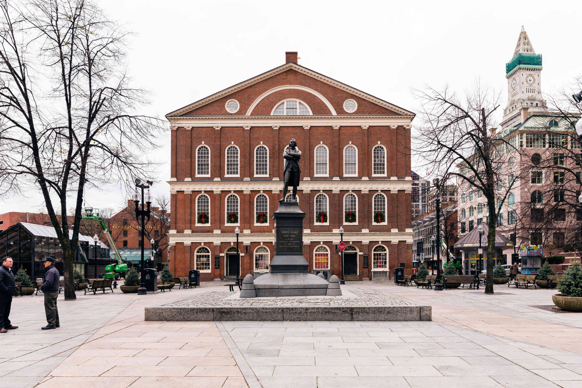 Caption: Iconic Sight - Faneuil Hall In Boston